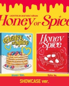 [LIGHTSUM] 2nd Mini Album [Honey or Spice] Honey Ver. + Spice Ver. (쇼케이스 응모)